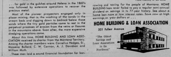 528 Madison Bullard Massena charter member Home Building and Loan Assn HDI Mar 26 1963p2